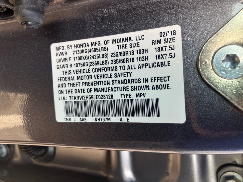 2018 Honda CR-V EX