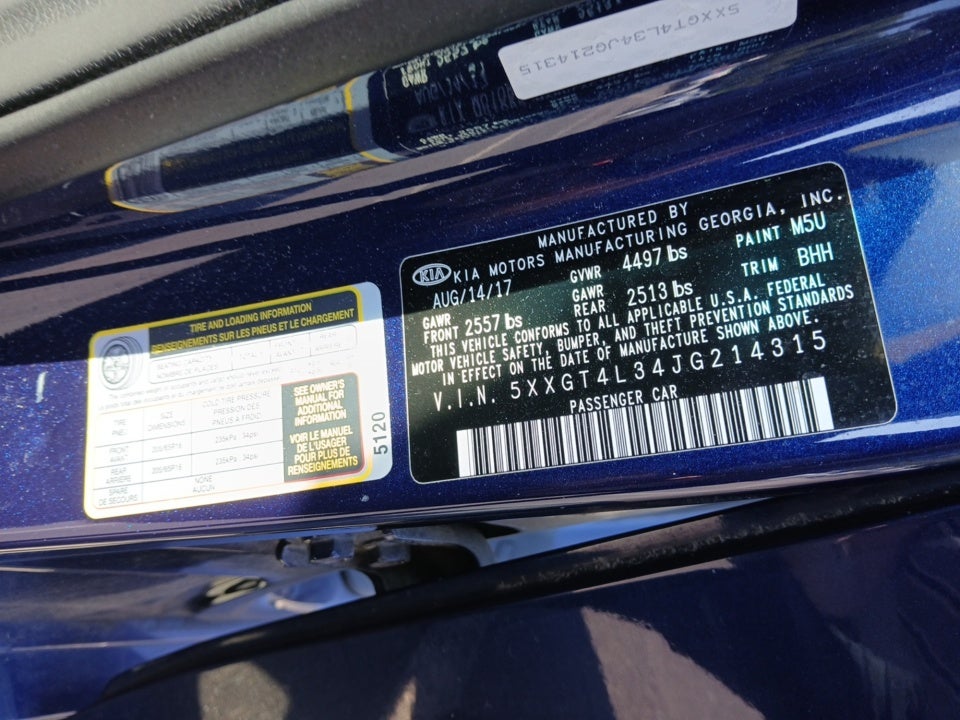 2018 Kia Optima LX