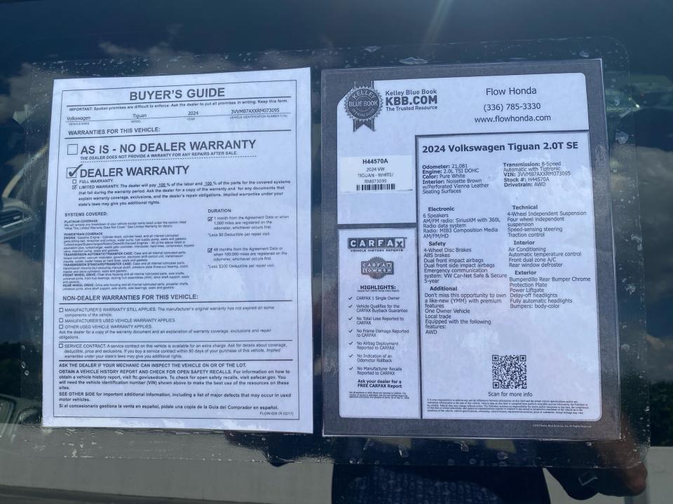 2024 Volkswagen Tiguan SE