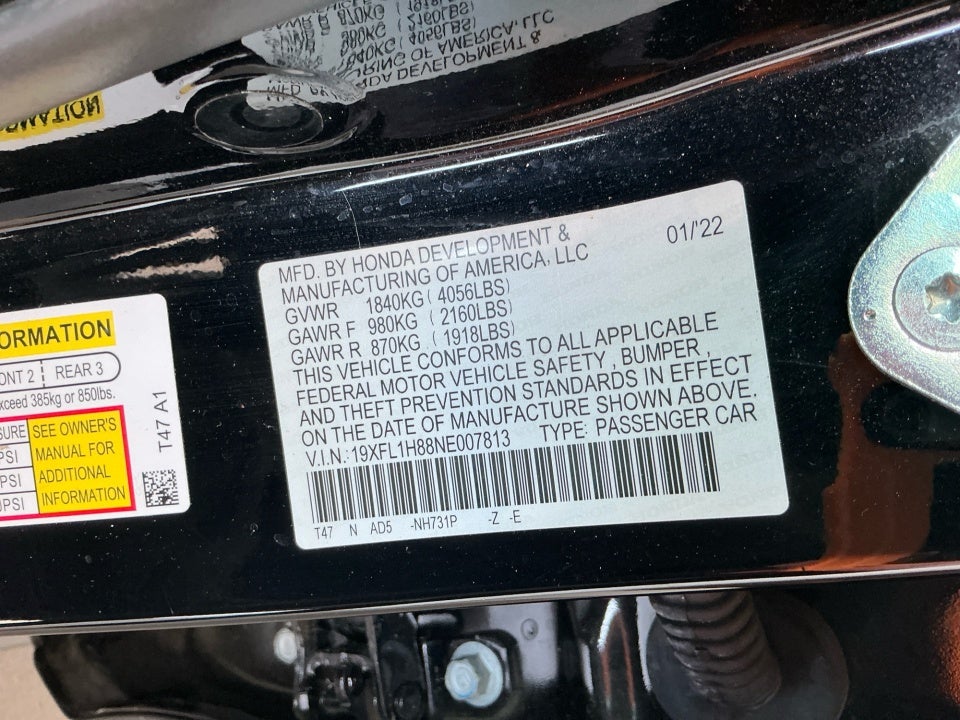 2022 Honda Civic Hatchback Sport Touring