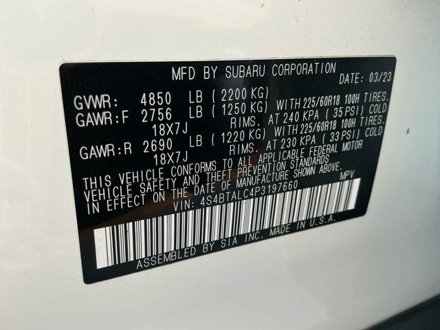 2023 Subaru Outback Onyx Edition