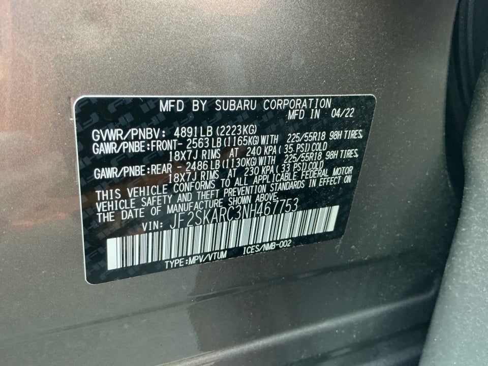2022 Subaru Forester Touring