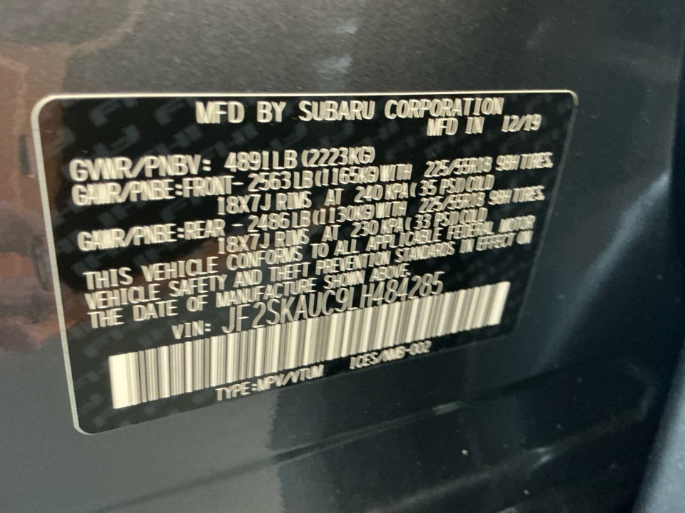 2020 Subaru Forester Limited