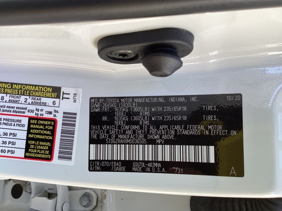 2021 Toyota Highlander XLE
