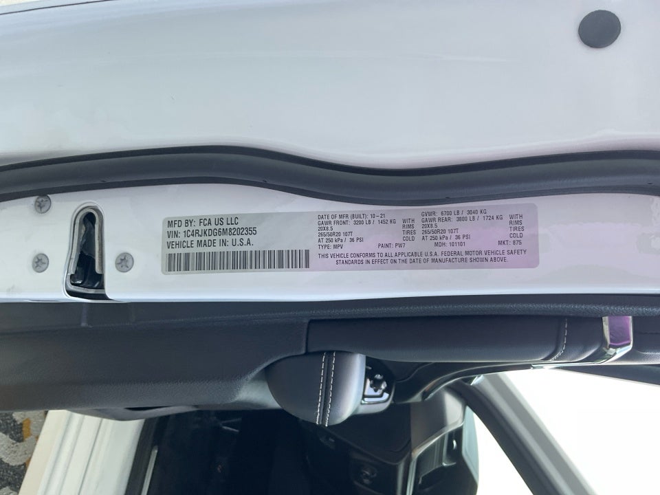 2021 Jeep Grand Cherokee L Overland