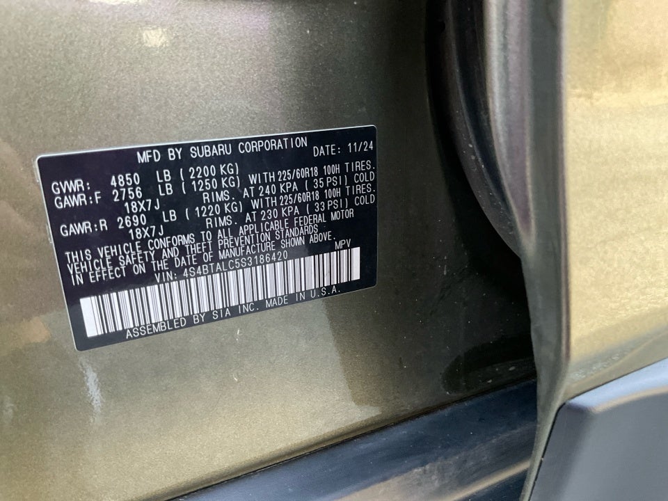 2025 Subaru Outback Onyx Edition