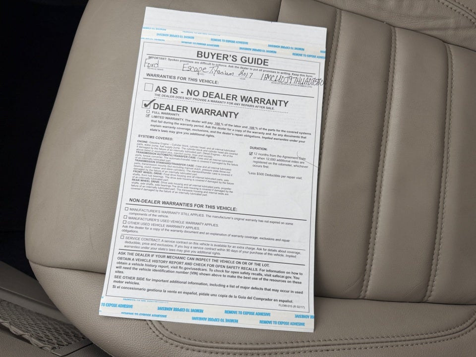 2017 Ford Escape Titanium