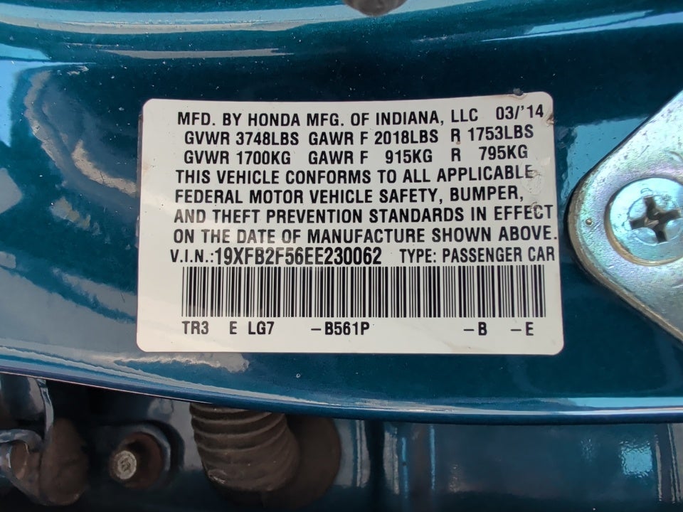 2014 Honda Civic LX