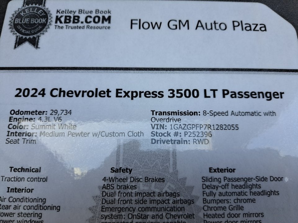 2024 Chevrolet Express Passenger 3500 1LT