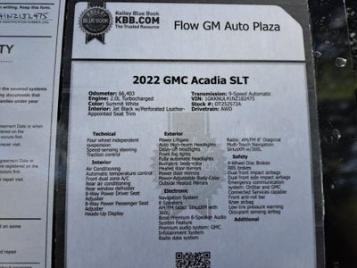 2022 GMC Acadia SLT