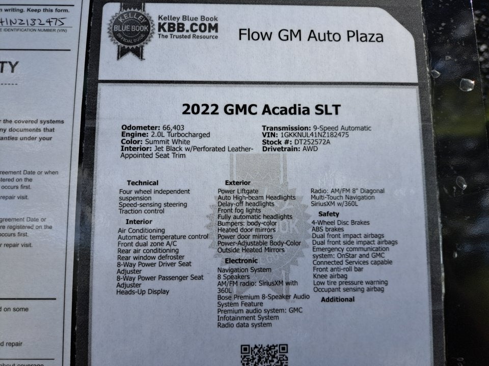 2022 GMC Acadia SLT