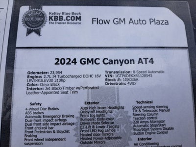 2024 GMC Canyon AT4