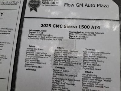 2025 GMC Sierra 1500 AT4