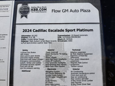 2024 Cadillac Escalade Sport Platinum