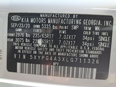 2020 Kia Sorento LX