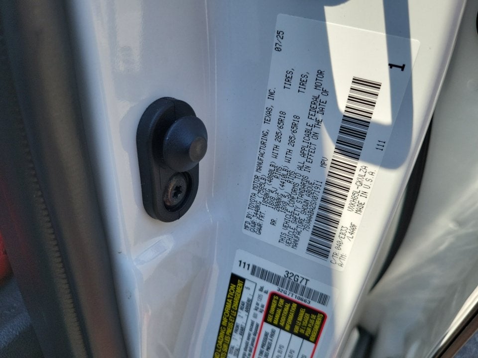 2025 Toyota Sequoia SR5
